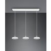 Trio Tray Hanglamp LED Wit, 3-lichts