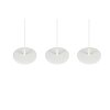 Trio Tray Hanglamp LED Wit, 3-lichts