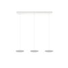 Trio Tray Hanglamp LED Wit, 3-lichts