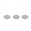 Trio Tray Hanglamp LED Wit, 3-lichts