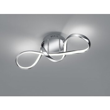 Reality Perugia Plafondlamp LED Chroom, 1-licht