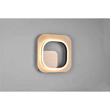 Trio Lugo Muurlamp LED Zwart-Goud, 1-licht