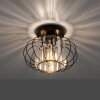 Leuchten-Direkt SCULA Plafondlamp Zwart, 1-licht