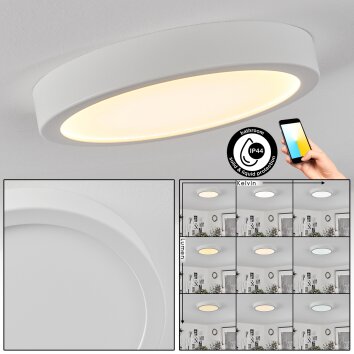 Finsrud Plafondpaneel LED Wit, 1-licht