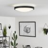 Subles Plafondlamp LED Zwart, Wit, 1-licht, Bewegingsmelder