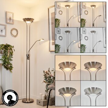 Rom Uplighter Nikkel mat, 2-lichts