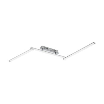 Eglo LASANA 2 Plafondlamp LED Chroom, 3-lichts