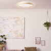 Brilliant Alson Plafondlamp LED Bruin, Wit, 1-licht, Afstandsbediening