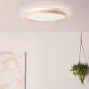 Brilliant Alson Plafondlamp LED Bruin, Wit, 1-licht, Afstandsbediening