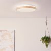 Brilliant Brodsky Plafondlamp LED Bruin, Wit, 1-licht