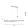 Paul Neuhaus PURE-MOTO Hanglamp LED Aluminium, 3-lichts, Afstandsbediening