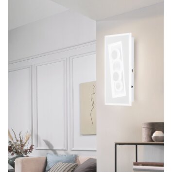 Fischer & Honsel Ratio Muurlamp LED Wit, 1-licht