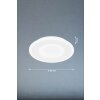 Fischer & Honsel Bolia Plafondlamp LED Wit, 1-licht, Afstandsbediening