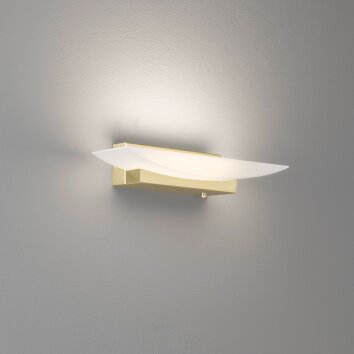 Fischer & Honsel Bowl TW Muurlamp LED Messing, 1-licht