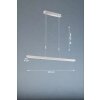 Fischer & Honsel Vito Hanglamp LED Nikkel mat, 1-licht