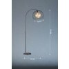Fischer & Honsel Wire Staande lamp Zwart, 1-licht