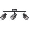 Brilliant Bano Plafondlamp Zwart, 3-lichts