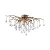 Paul Neuhaus ICICLE Plafondlamp Oud messing, 4-lichts