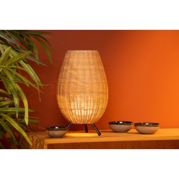 Lucide COLIN Tafellamp Natuurlijke kleuren, 1-licht