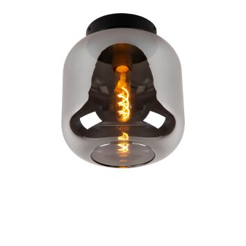 Lucide JOANET Plafondlamp Zwart, 1-licht