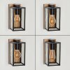 Fortunies Buiten muurverlichting Bruin, houtlook, Zwart, 1-licht