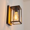 Fortunies Buiten muurverlichting Bruin, houtlook, Zwart, 1-licht