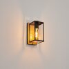 Fortunies Buiten muurverlichting Bruin, houtlook, Zwart, 1-licht