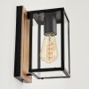 Fortunies Buiten muurverlichting Bruin, houtlook, Zwart, 1-licht