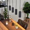 Javel Hanglamp Zwart, 4-lichts