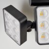 Estampes Solarlamp LED Antraciet, 1-licht, Bewegingsmelder