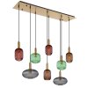 Globo NORMY Hanglamp Goud, 8-lichts