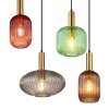 Globo NORMY Hanglamp Goud, 8-lichts