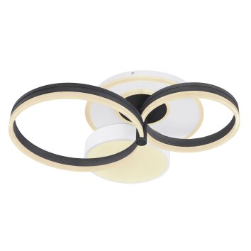 Globo JACK Plafondlamp LED Wit, 1-licht, Afstandsbediening