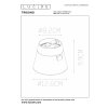 Lucide TRIGONO Plafondlamp Wit, 1-licht