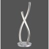 Paul Neuhaus Q-MALINA Tafellamp LED roestvrij staal, 2-lichts, Afstandsbediening