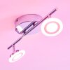 Lucy Plafond spot LED Chroom, 2-lichts, Afstandsbediening, Kleurwisselaar