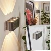 Guiderkirch Muurlamp LED Nikkel mat, 6-lichts