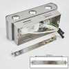 Guiderkirch Muurlamp LED Nikkel mat, 6-lichts