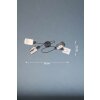 Fischer & Honsel Iska Plafondlamp Zwart, 4-lichts