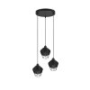 Reality Borka Hanglamp Zwart, 3-lichts