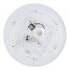 Globo SULLY Plafondlamp LED Wit, 1-licht, Afstandsbediening, Kleurwisselaar
