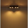 Globo RORY Plafondlamp Zwart, 4-lichts