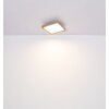Globo CINDERELLA Plafondpaneel LED houtlook, Wit, 1-licht