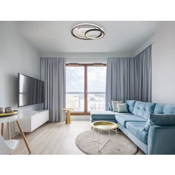 Globo ANI Plafondlamp LED Wit, 1-licht, Afstandsbediening