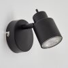 Nestavel Muurlamp LED Zwart, 1-licht