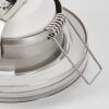 Percoq Inbouw verlichting LED Nikkel mat, 1-licht