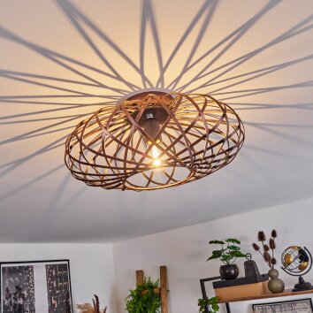 Oravi Plafondlamp Koperkleurig, 1-licht