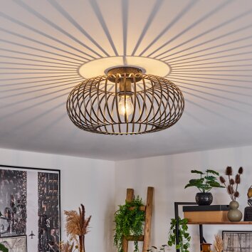 Oravi Plafondlamp Antiek, Goud, 1-licht
