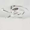 Vignats Plafondlamp LED Nikkel mat, 4-lichts, Afstandsbediening
