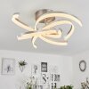 Vignats Plafondlamp LED Nikkel mat, 4-lichts, Afstandsbediening